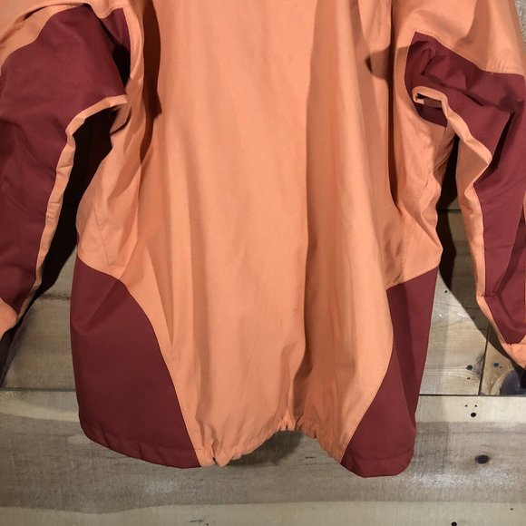 Patagonia Super Pluma Winter Jacket Coat Mens Size Large Full Zip Orange Collar - Picture 11 of 12